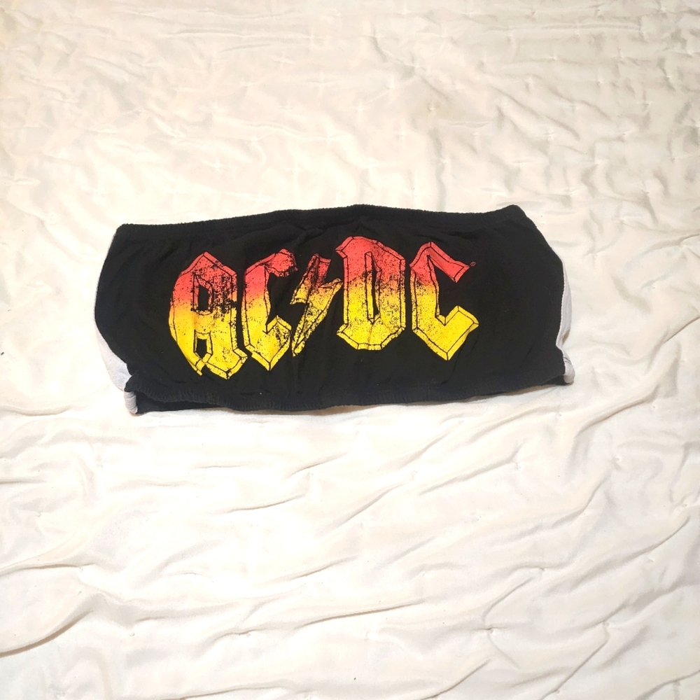 Black AC/DC Tube Top